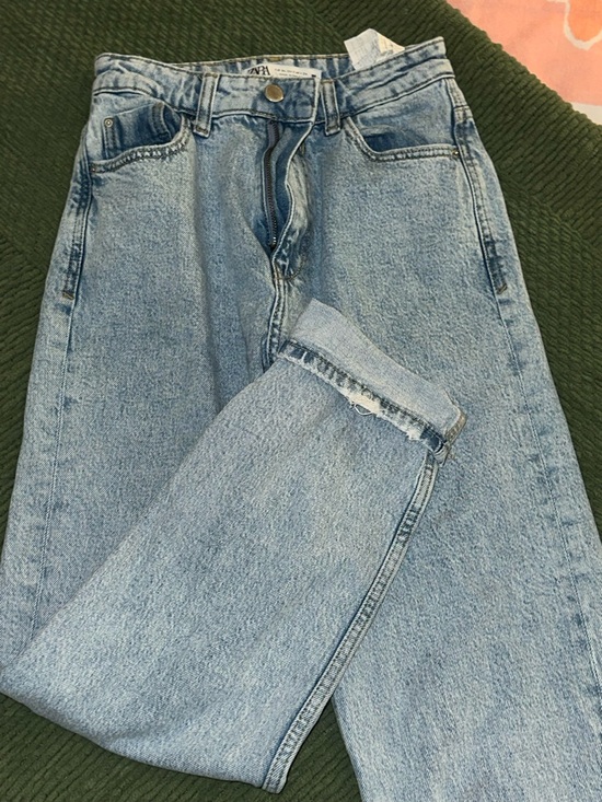 Zara Denim - Zara Light Blue Straight-Leg Jeans